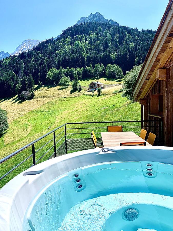 Chalet Du Champel Jacuzzi Saint-Gervais-les-Bains Eksteriør bilde